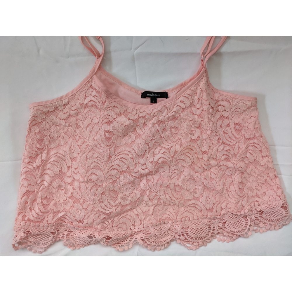 Peach Crop Top